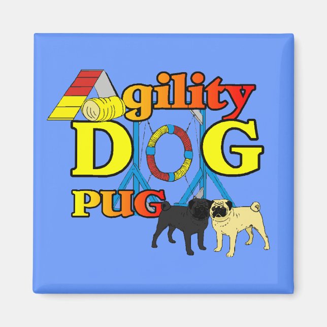 Imã Dicas de Pug_Agilidade (Frente)