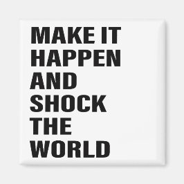 Imã Dicas de Sucesso de Arte Dicas de Vida Texto do Wo