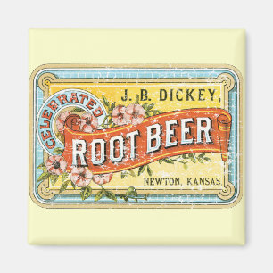 Imã Dickey Root Beer-1899 - angustiada
