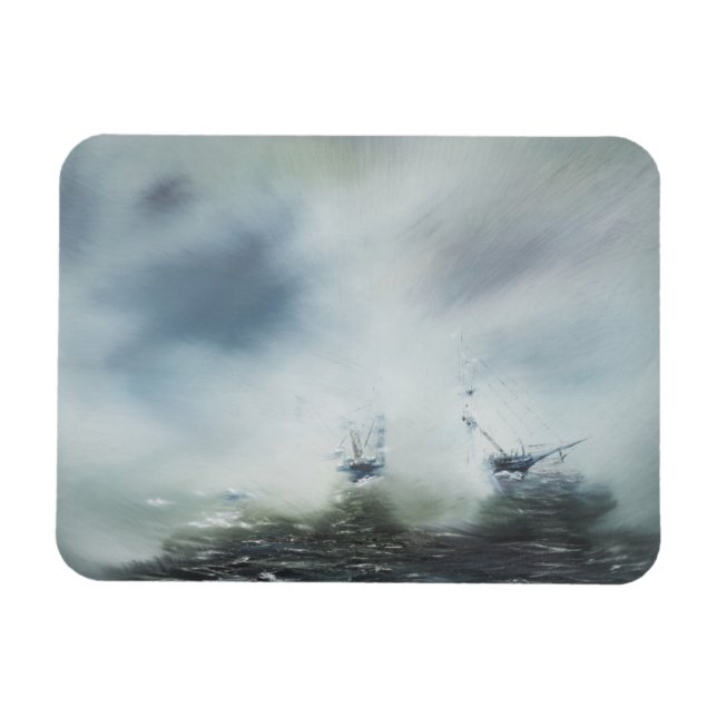 Ímã Dicovery uma clareira no mar, Capitão (Horizontal)