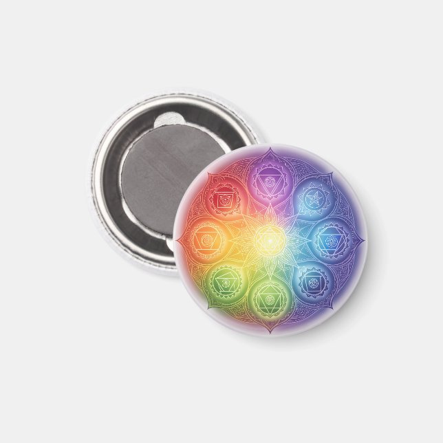 Imã Die 7 Chakren´9 (Front/Back)