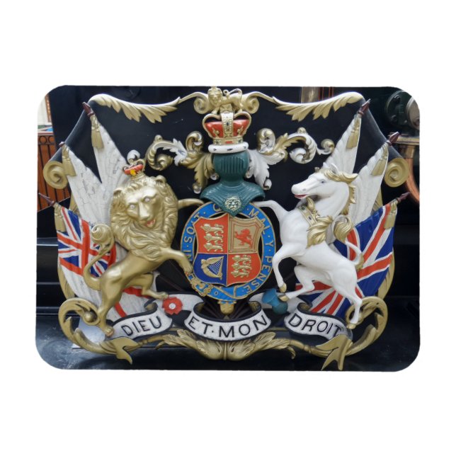 Ímã Dieu Et.Mon Droit 3"x4" Magnet (Horizontal)