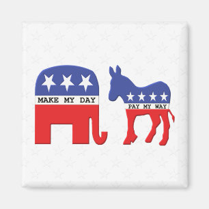 Imã Diferença entre os republicanos e as Democratas