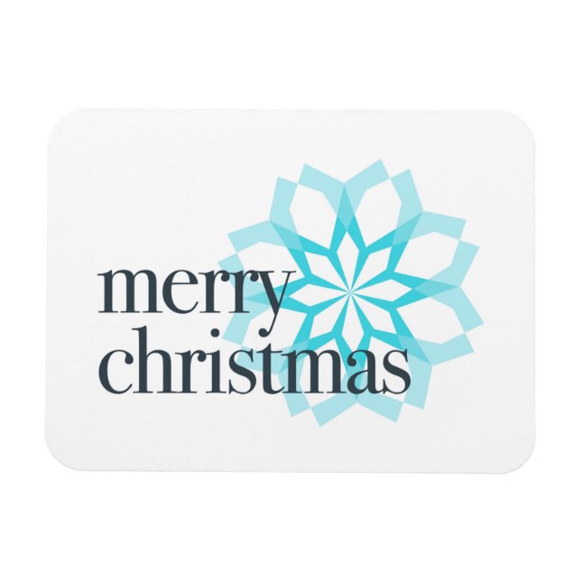 Ímã Diferente design clássica de "Feliz Natal" (Horizontal)