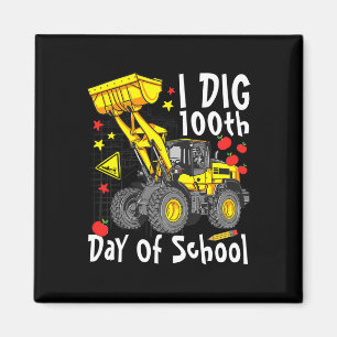 Imã Dig 100º Dia Da Escola De Escavador De Digger Da