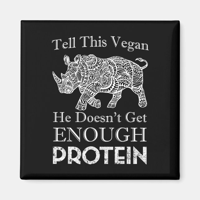 Imã Diga A Este Vegan Que Proteína Suficiente Vegan (Frente)