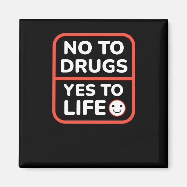 Imã Diga Não A Drogas Sim À Vida (Frente)
