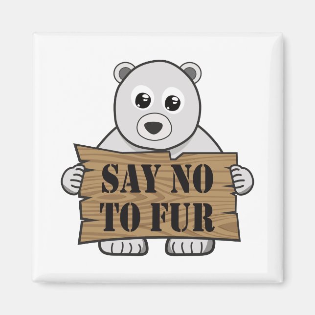 Imã Diga não à Pelagem (Frente)