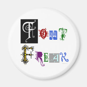 Imã Digitação de Fontes Freak