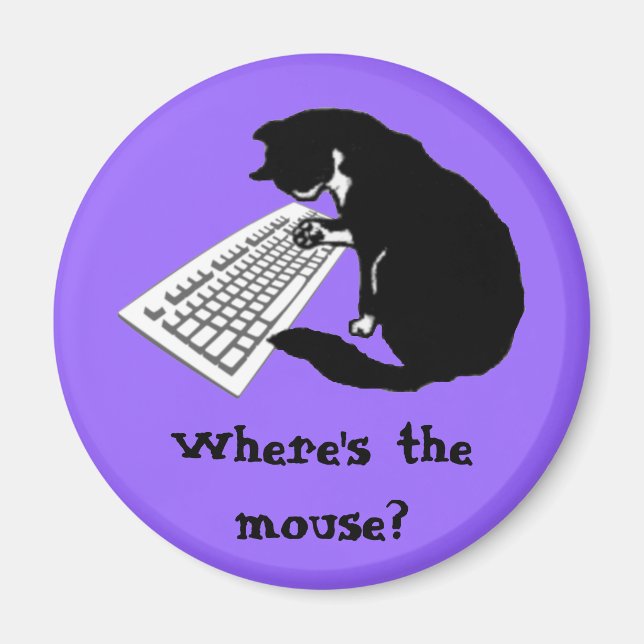 Imã Digitalização de Gato (Frente)