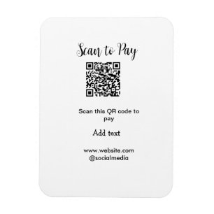 Ímã Digitalizar para pagar digitalização código QR adi