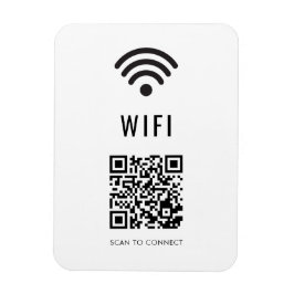 Ímã Digitalize para conectar o WiFi Magnet com Design