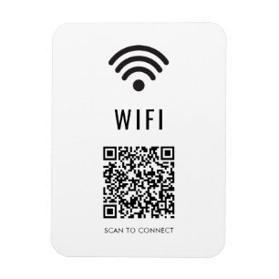 Ímã Digitalize para conectar o WiFi Magnet com Design