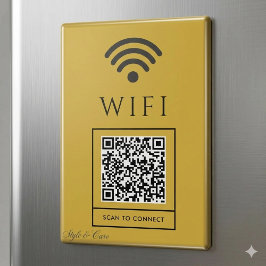Imã Digitalize QR para Sinal de Ímã de WiFi de Convida