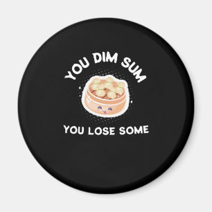 Imã Dim Sum Funny Asian Comida Dumplings