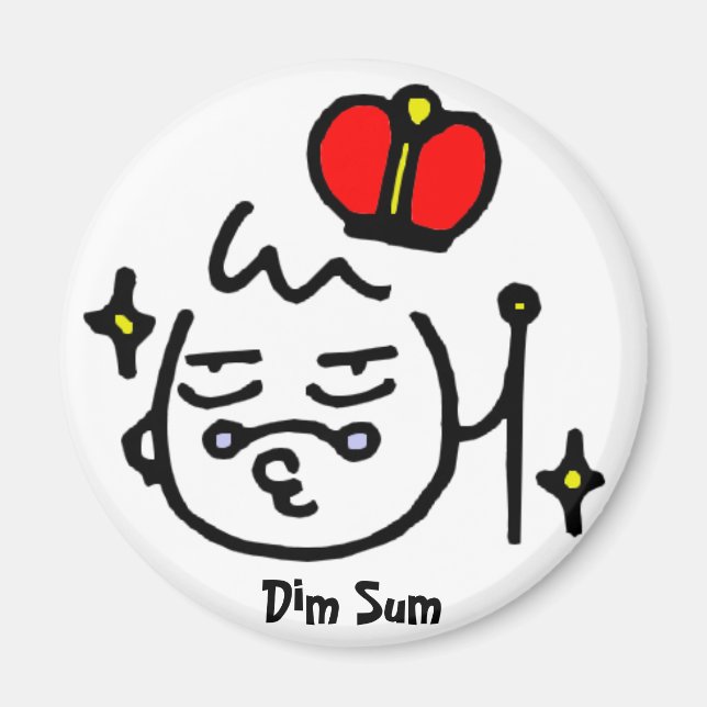 Imã Dim Sum Mãe (Frente)