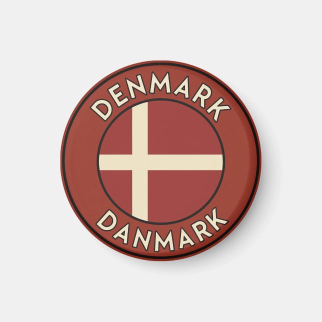 Imã Dinamarca Danmark  (Frente)