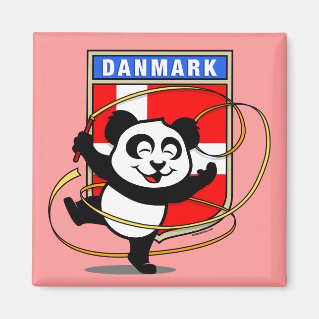 Imã Dinamarca ginástica ritmada Panda (Frente)
