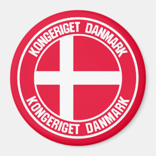 Imã Dinamarca Round Emblem
