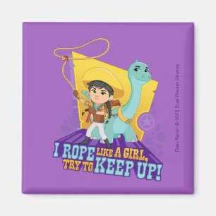 Imã Dino Ranch   Min e Clover