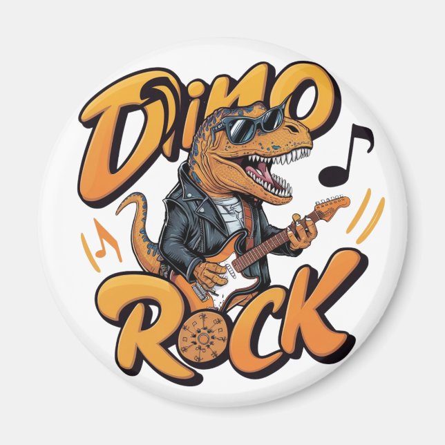 Imã Dino Rock (Frente)