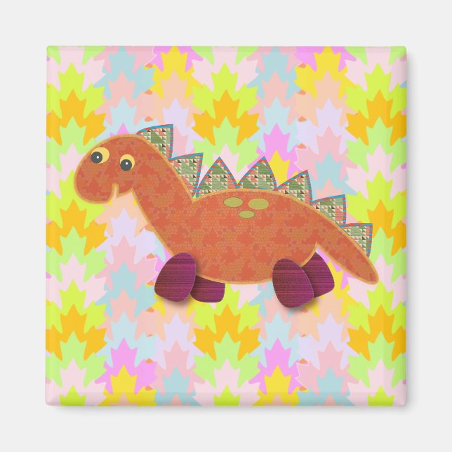 Imã Dino: Vamos Play (Frente)