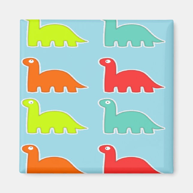 Imã Dinos em azul (Frente)