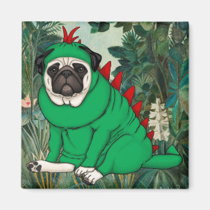 Imã Dinosaur Pug