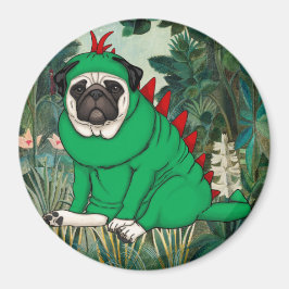 Imã Dinosaur Pug