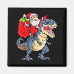 Imã Dinosaur T Rex Natal Papai Noel Meninos Homens Men