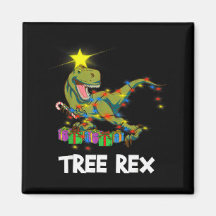 Imã Dinosauro Natal Engraçado Árvore Rex Homens Mulher