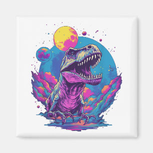 Imã Dinossaur Xmas Árvore Buffalo Xadrez Trex Dinossau