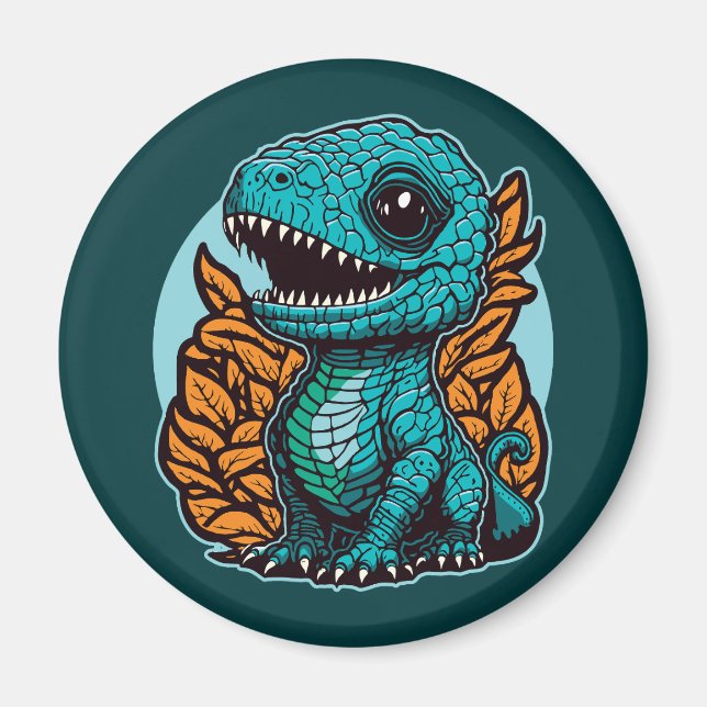 Imã Dinossauro Bebê (Frente)