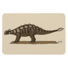 Ímã Dinossauro Cretáceo Ankylosaurus