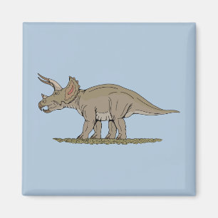 Imã Dinossauro Cretáceo Tricerátops