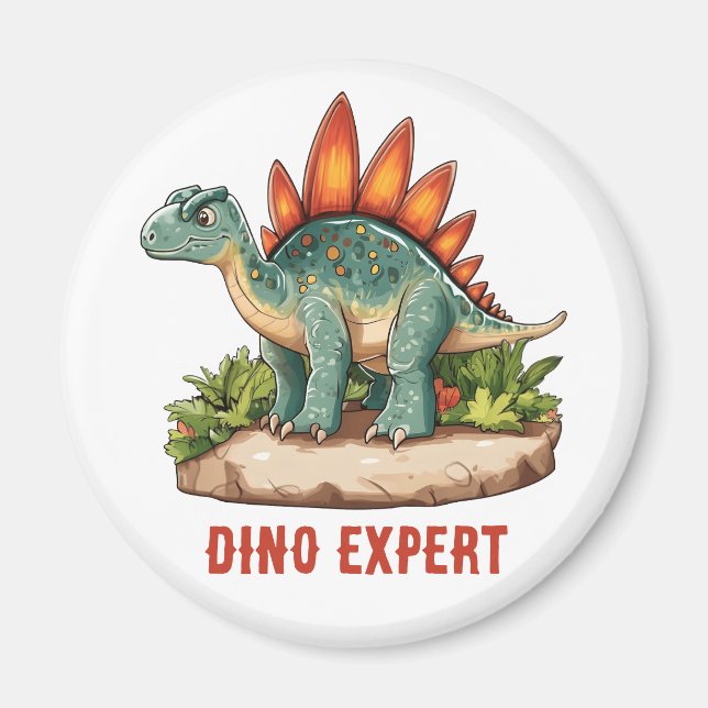 Imã Dinossauro do Stegossauro (Frente)