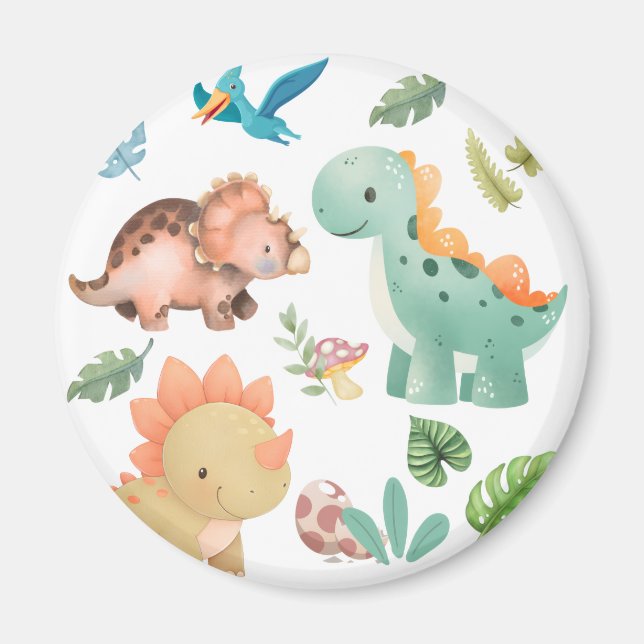 Imã Dinossauro fofo (Frente)