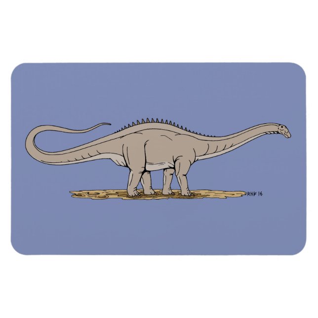 Ímã Dinossauro Jurássico Apatossauro (Horizontal)