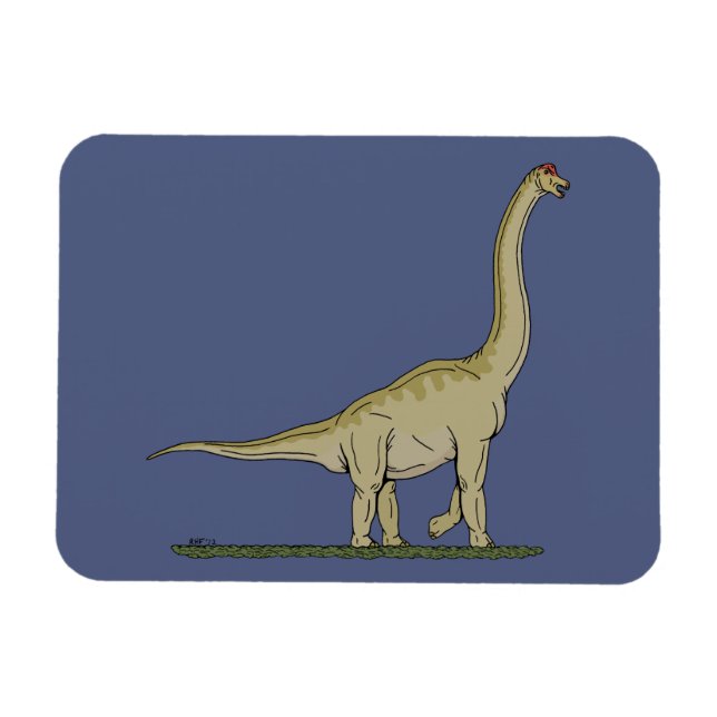 Ímã Dinossauro Jurássico Brachiossauro (Horizontal)