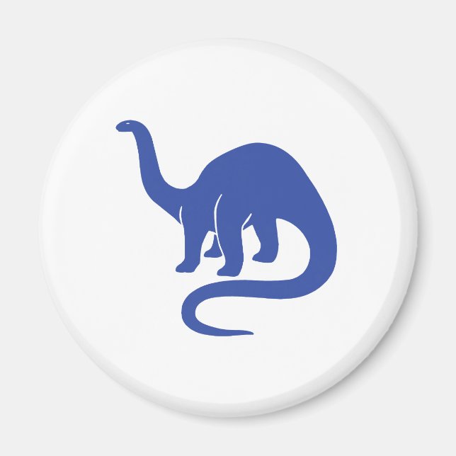 Imã Dinossauro Magneta - Azul (Frente)