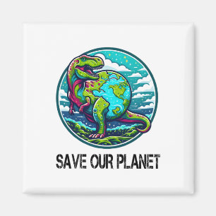 Imã Dinossauro Salva Nosso Planeta Homens Cujos Dias d