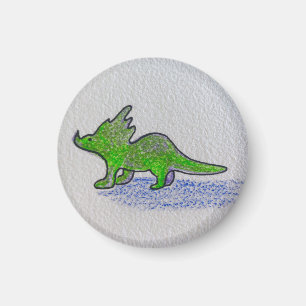 Imã Dinossauro Verde