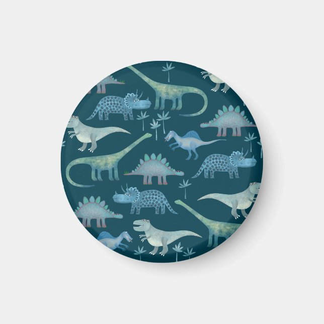 Imã Dinossauro Verde (Frente)