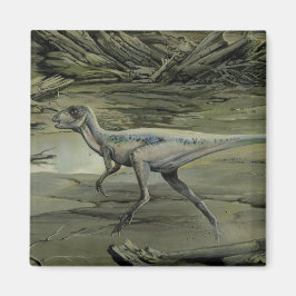 Imã Dinossauros Vintage, um Hypsilophodon Cretáceo