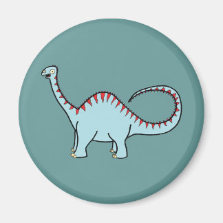 Imã Diplodocus Azul