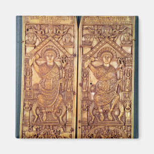 Imã Diptych consular Anastasius cinzelado