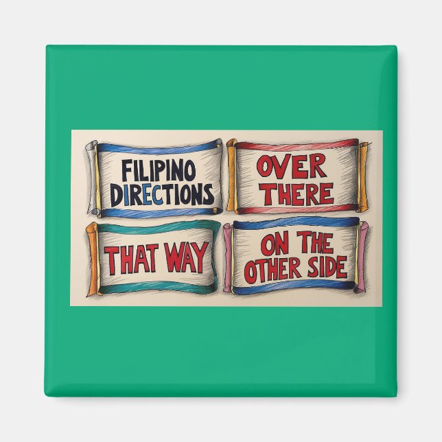 Imã Direções da rua Filipino (Frente)