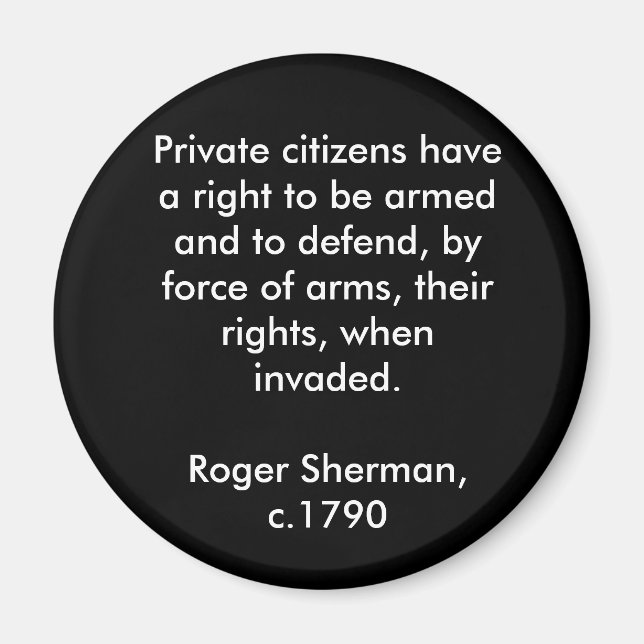 Imã Direito de Usar Armas (Frente)