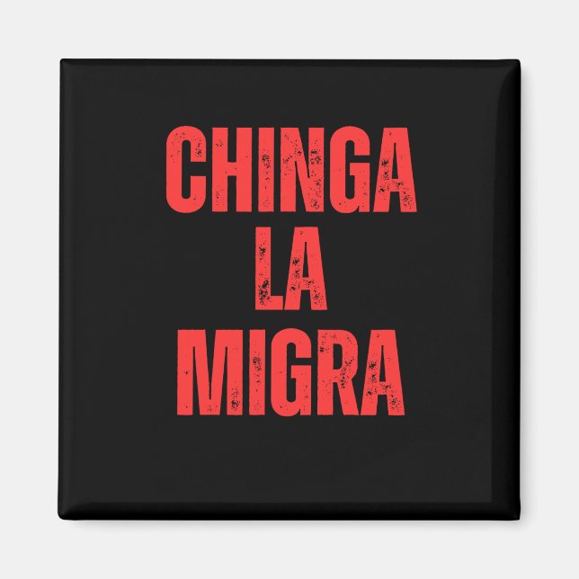 Imã Direitos de imigração Chinga La Migra 2025 (Frente)