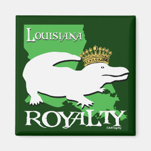 Imã Direitos de Louisiana (jacaré branco)